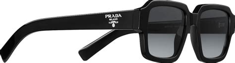 prada spr02z|Prada SPR02Z Rectangle Sunglasses .